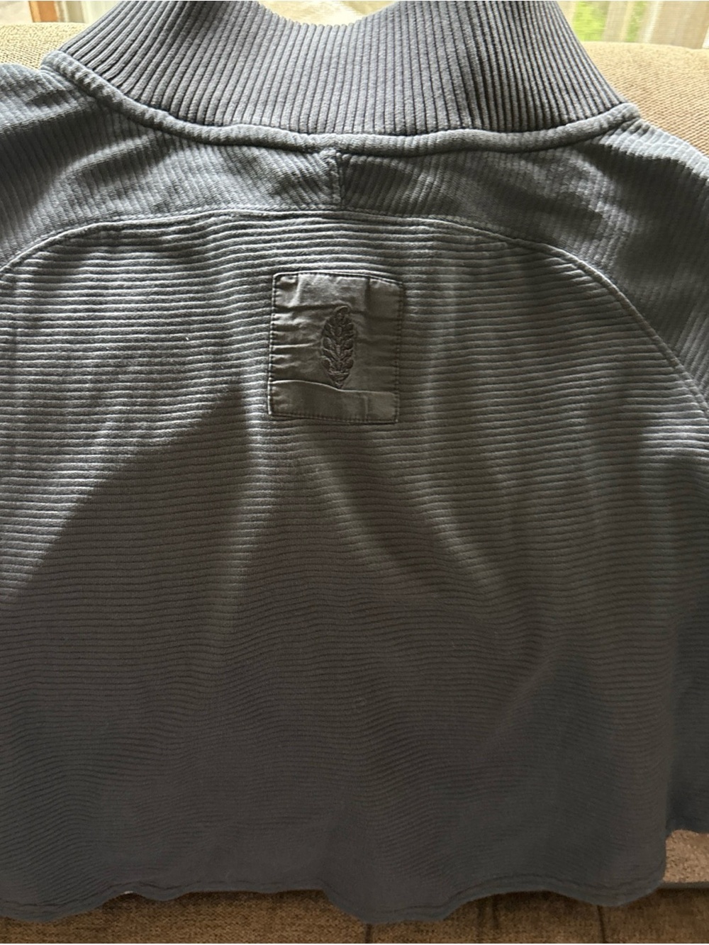 Free People Movement So Fly Henley Layer Top Women Xs Charcoal Cotton NWOT - Picture 4 of 5